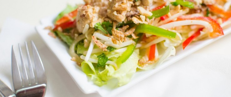 salade poulet thai