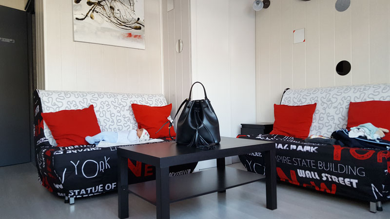 Notre appartement via Airbnb à Courseulles-sur-mer était beau !