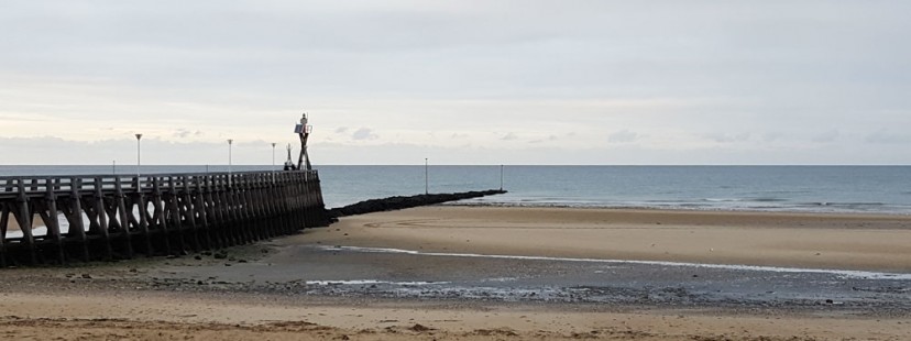 Nous avons passé un superbe week-end à Courseulles-sur-mer, une jolie petite ville au bord des plages du débarquement. Ce fut une excellente expérience !