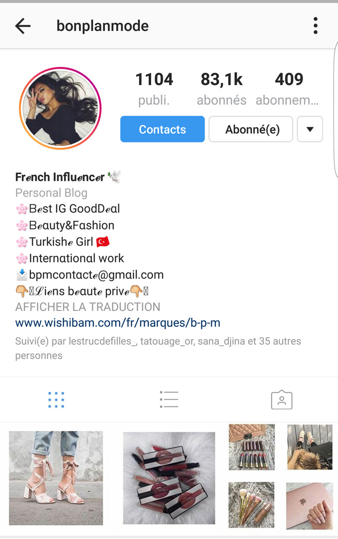 l'instagram de bon plan mode ou bonplanmode est rempli de bon plan !