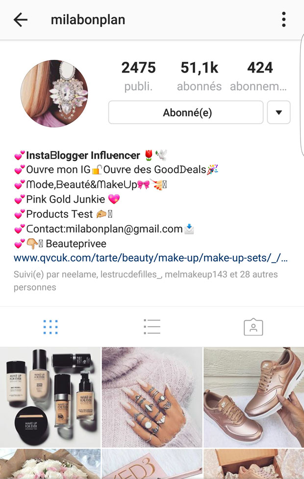 l'instagram de milabonplan alias jamilamila est rempli de bon plan !